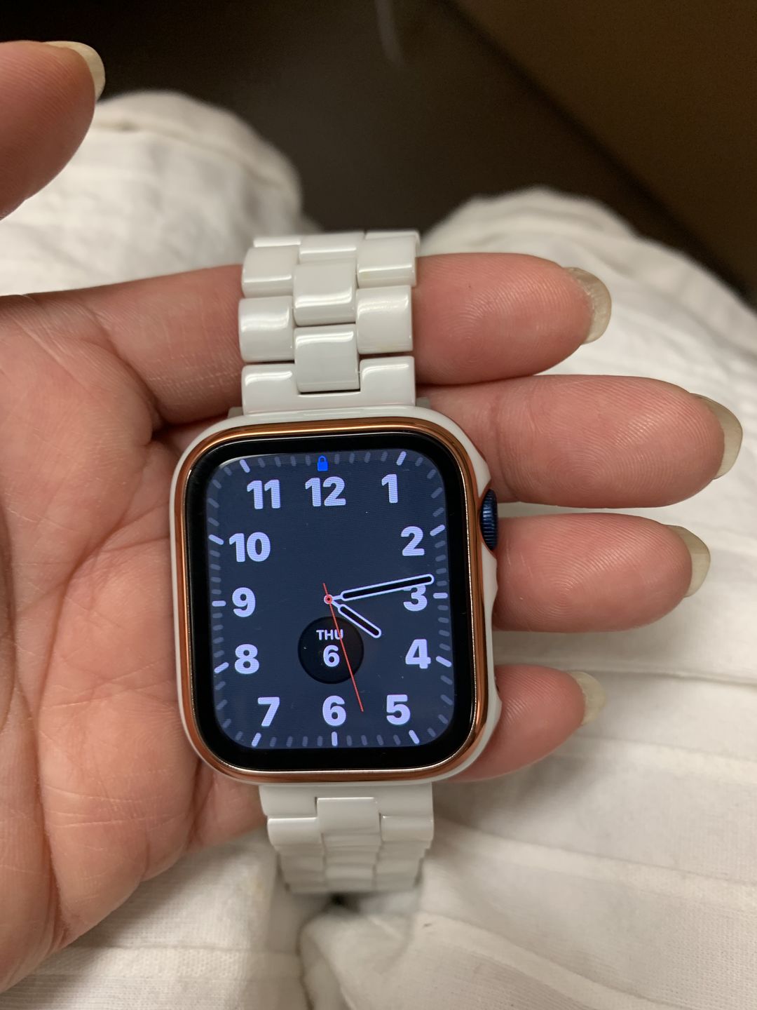 Customer photo review of Kleio Ceramic Band (2 Colours)