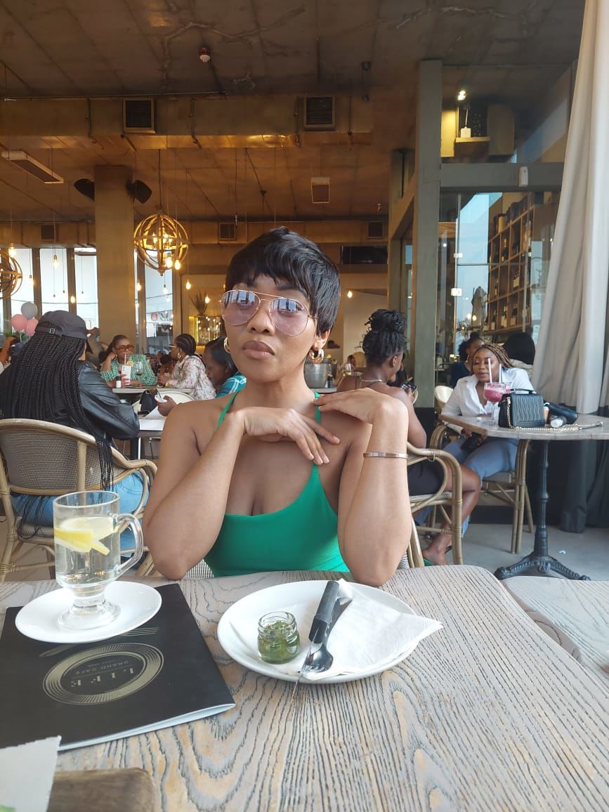 Customer photo review of Pixie cut