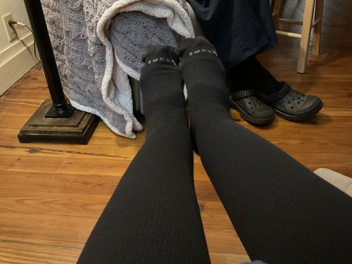 Customer photo review of Closed Toe: 15-20 mmHg - Black