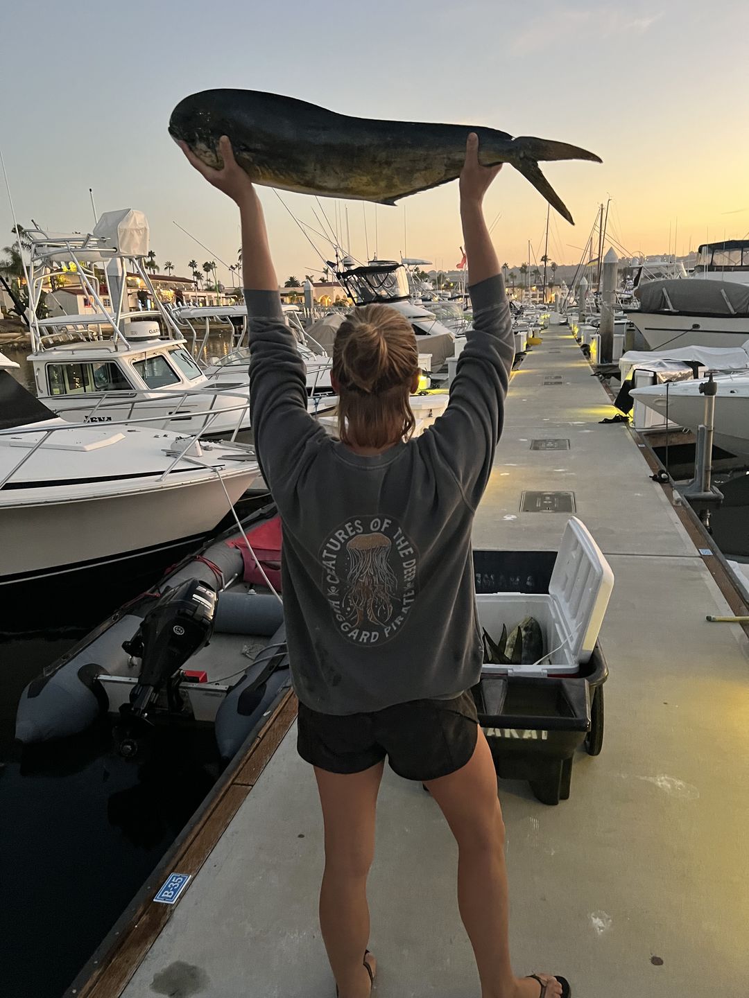 Customer photo review of Creatures Crewneck
