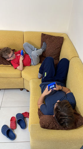 Customer photo review of Gamebox Console 400 giochi 5 colori