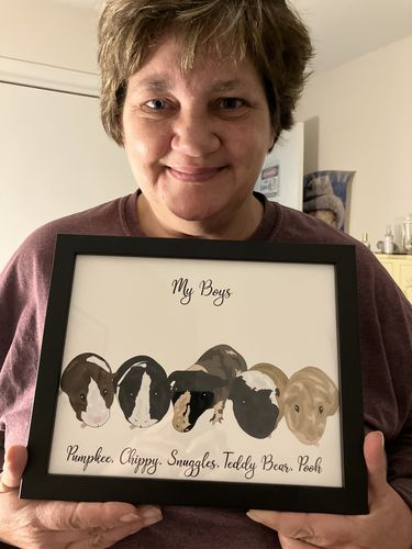 Customer photo review of Custom Pet(s) Portrait