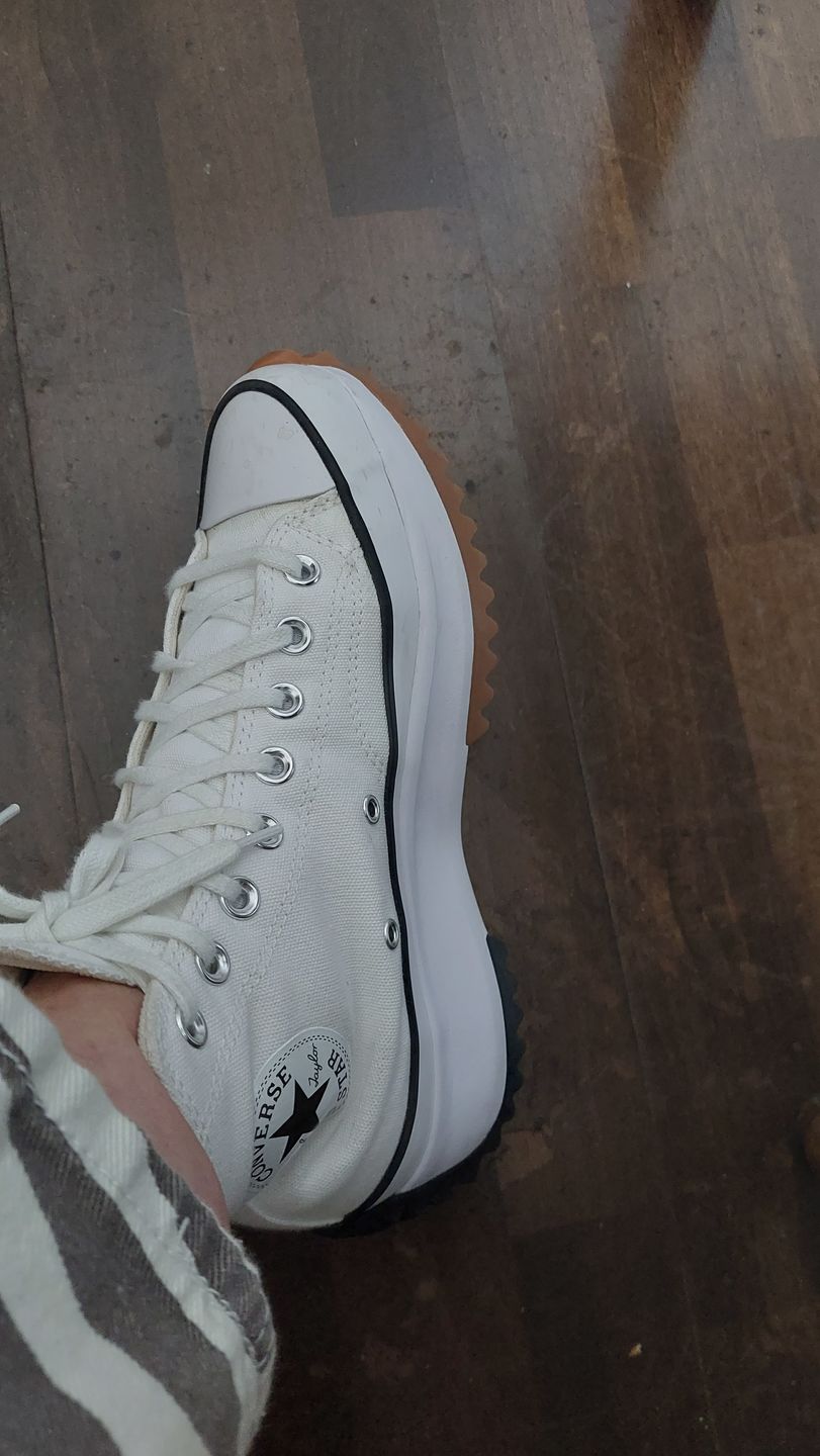 Customer photo review of Zapatilla Converse Run Star Hike Plataforma Mujer Blanco