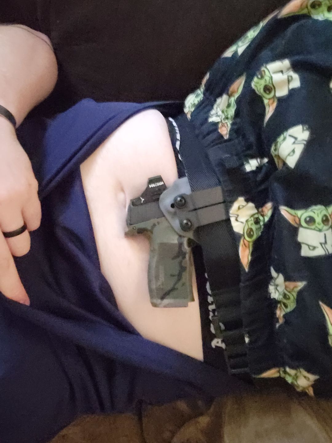 Customer photo review of OmniCarry Retention Belt - [BUNDLE AND SAVE]