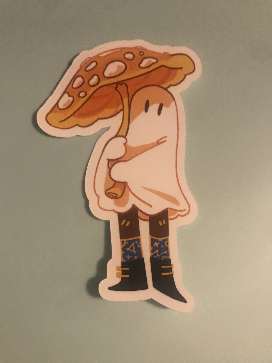 Customer photo review of Cute Ghost Stickers! : V6