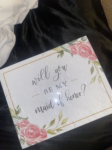 Customer photo review of Maid of Honor Card with Box