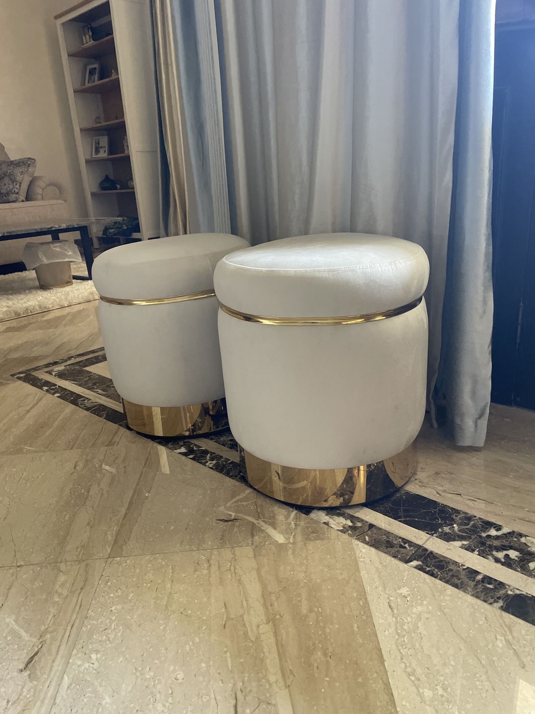 Customer photo review of بوف دائري - أوف وايت - AC96
