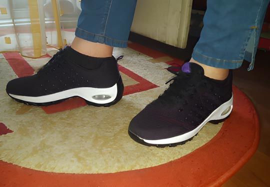 Customer photo review of Baskets de Marche Anti-douleurs Légère - Travail Sport