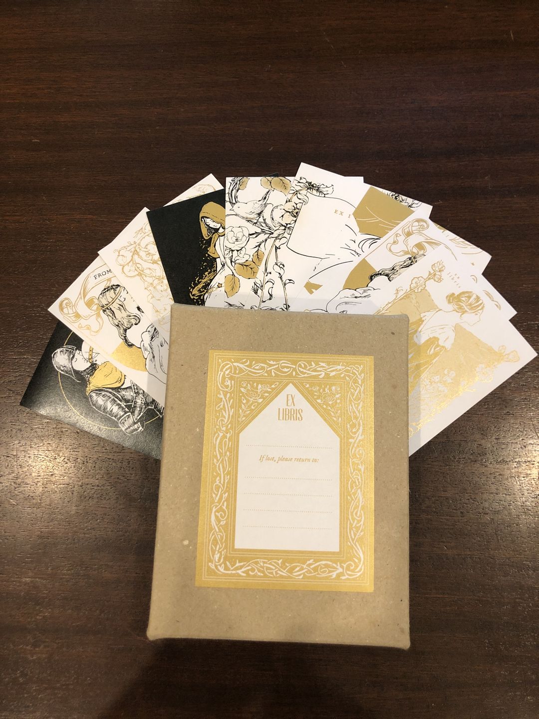 Customer photo review of Mixed bookplate box set