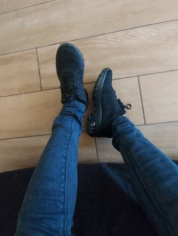 Customer photo review of Baskets de Marche Anti-douleurs Légère - Travail Sport