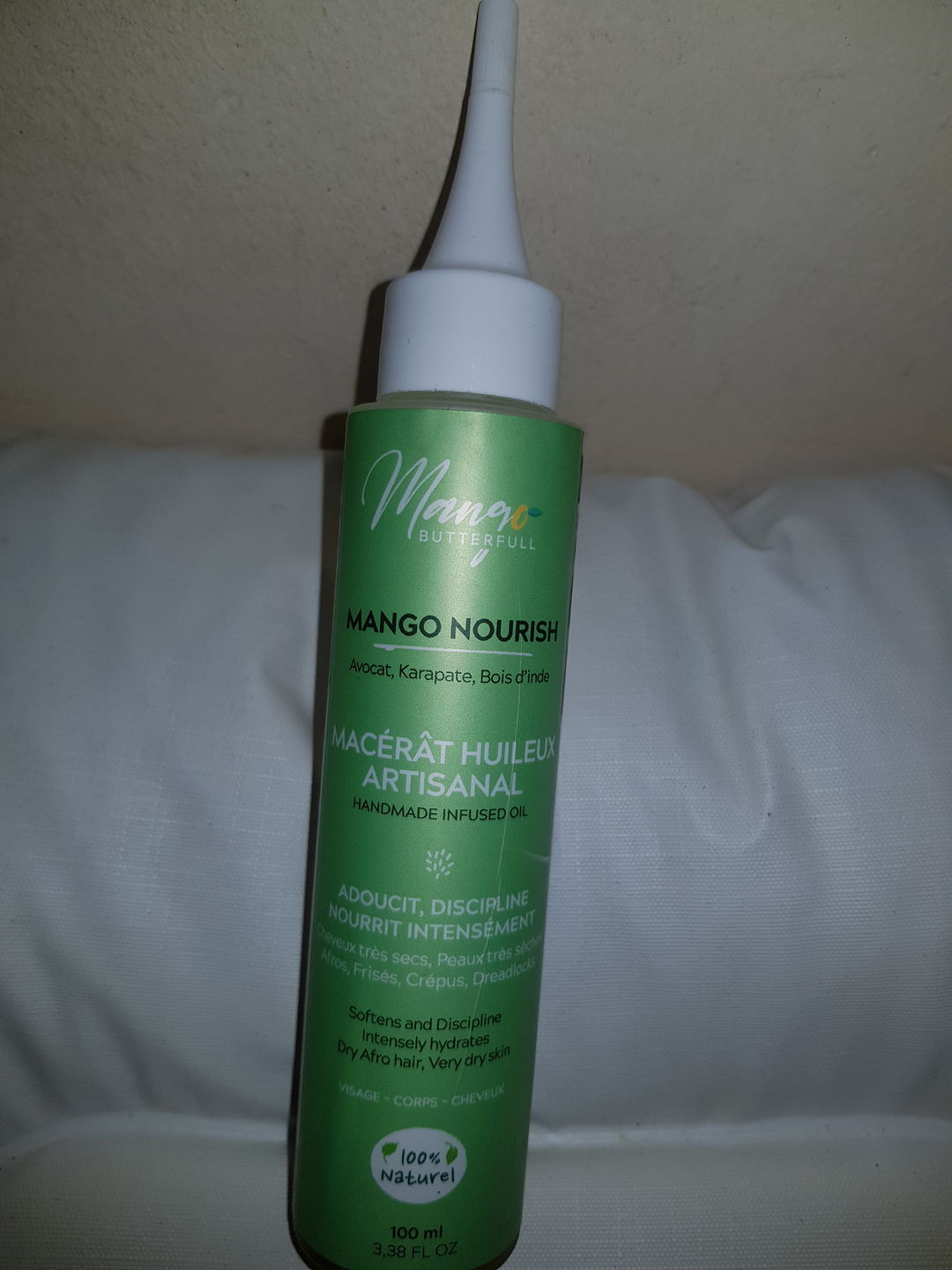 Customer photo review of Macérât huileux artisanal NOURISH