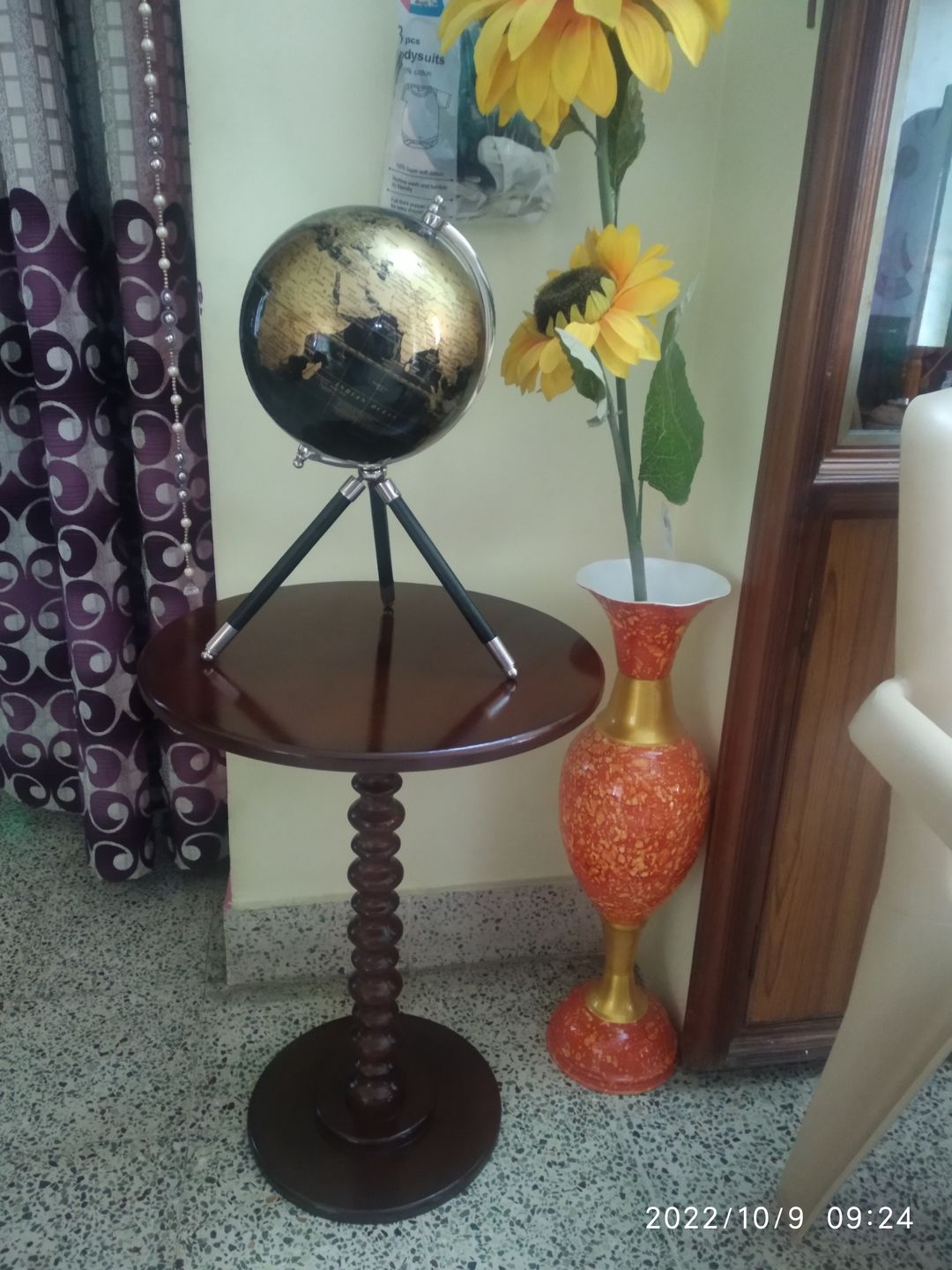 Customer photo review of Wooden Side Table for Living Room Coffee End Table