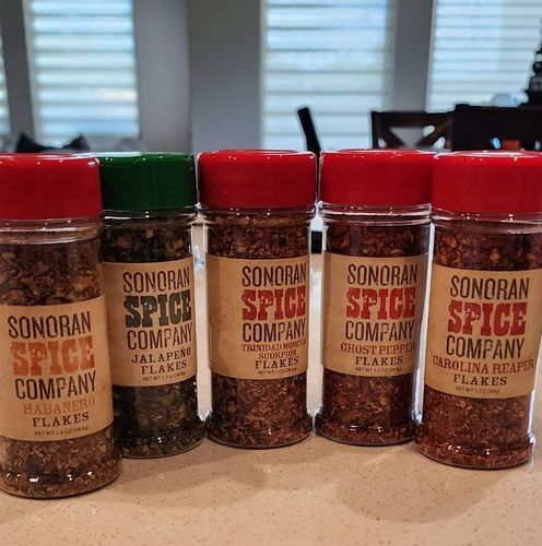 Customer photo review of World's Hottest Pepper Flakes 5 Pack