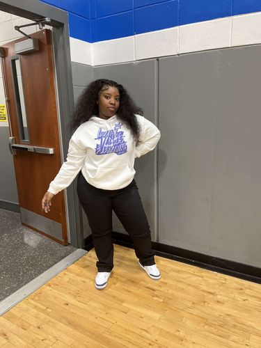 Customer photo review of Dark Concord 5s Retro DopeSkill Hoodie Sweatshirt LOVE Graphic
