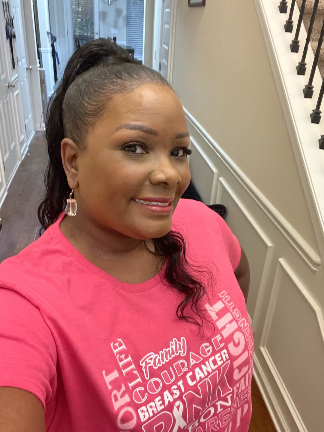 Customer photo review of Ponytail Indian Wavy (100g)
