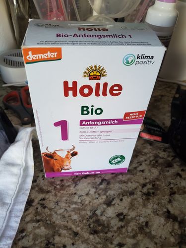 Customer photo review of Holle Cow Stage 1 Organic (Bio) Infant Milk Formula (400g), 3 Boxes