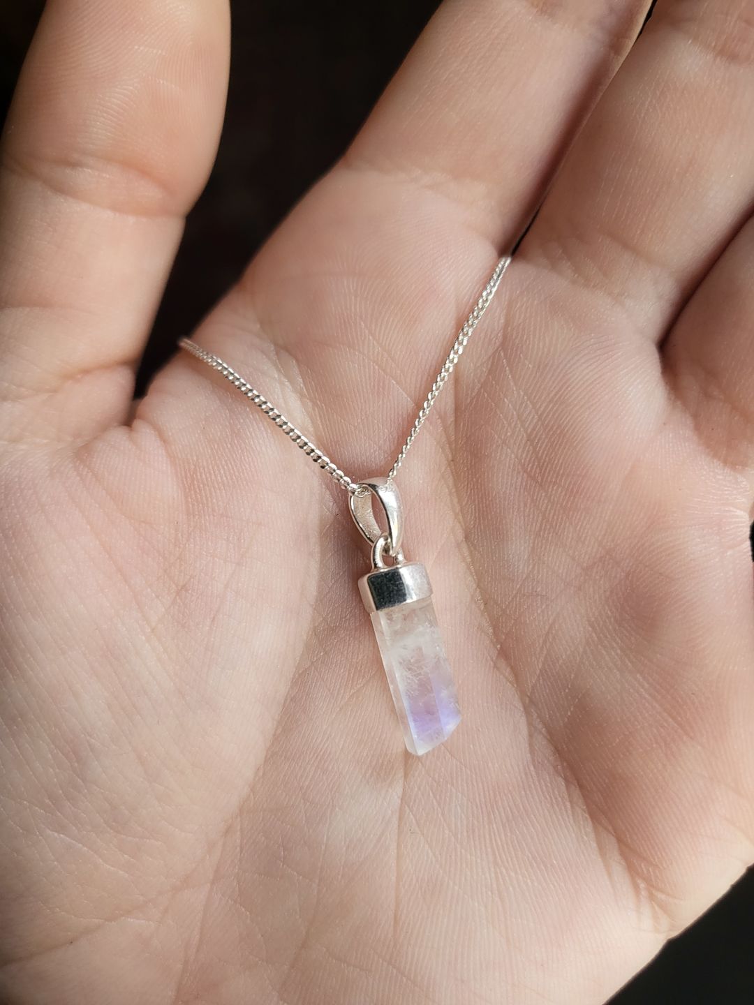 Customer photo review of Kristallspets Månsten Silver