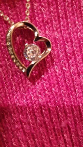 Customer photo review of Collier Amour Éternel - À la femme de ma vie - Je t'aime, pour toujours...