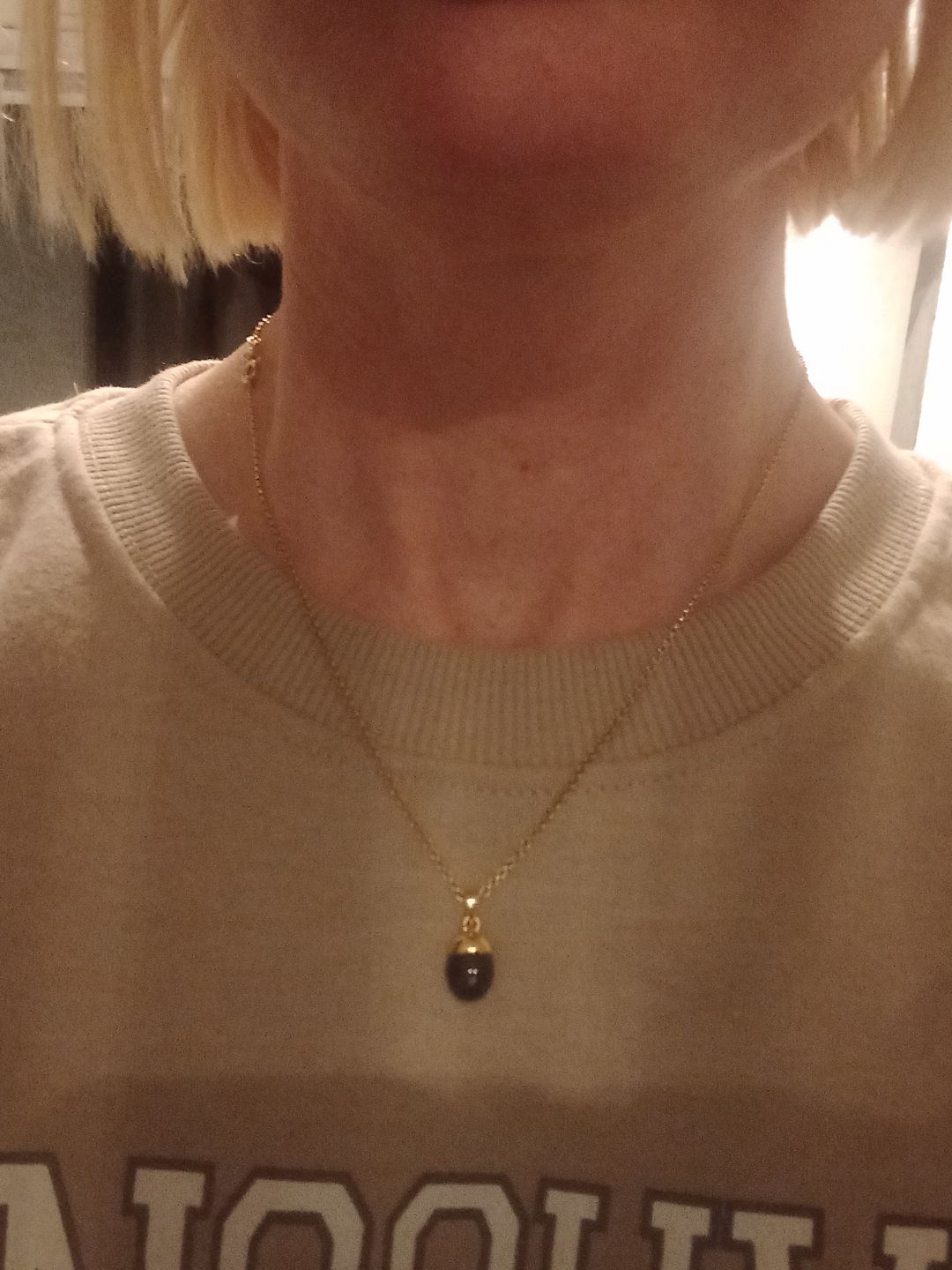 Customer photo review of Berlock Trumlad Onyx Guld
