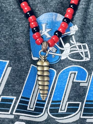 Customer photo review of Rattlesnake Tail Pendant