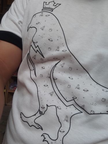 Customer photo review of Playera Ethnic Universo