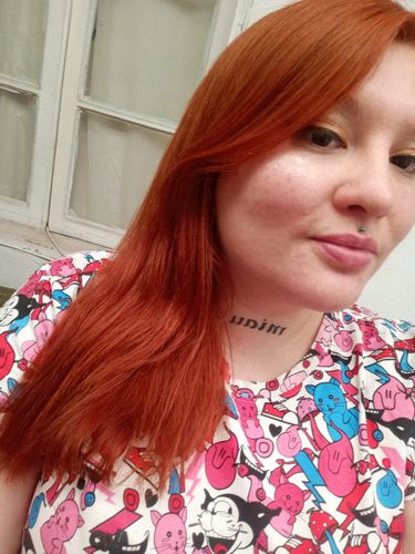 Reseña con foto de un cliente sobre Henna Jamila Hair