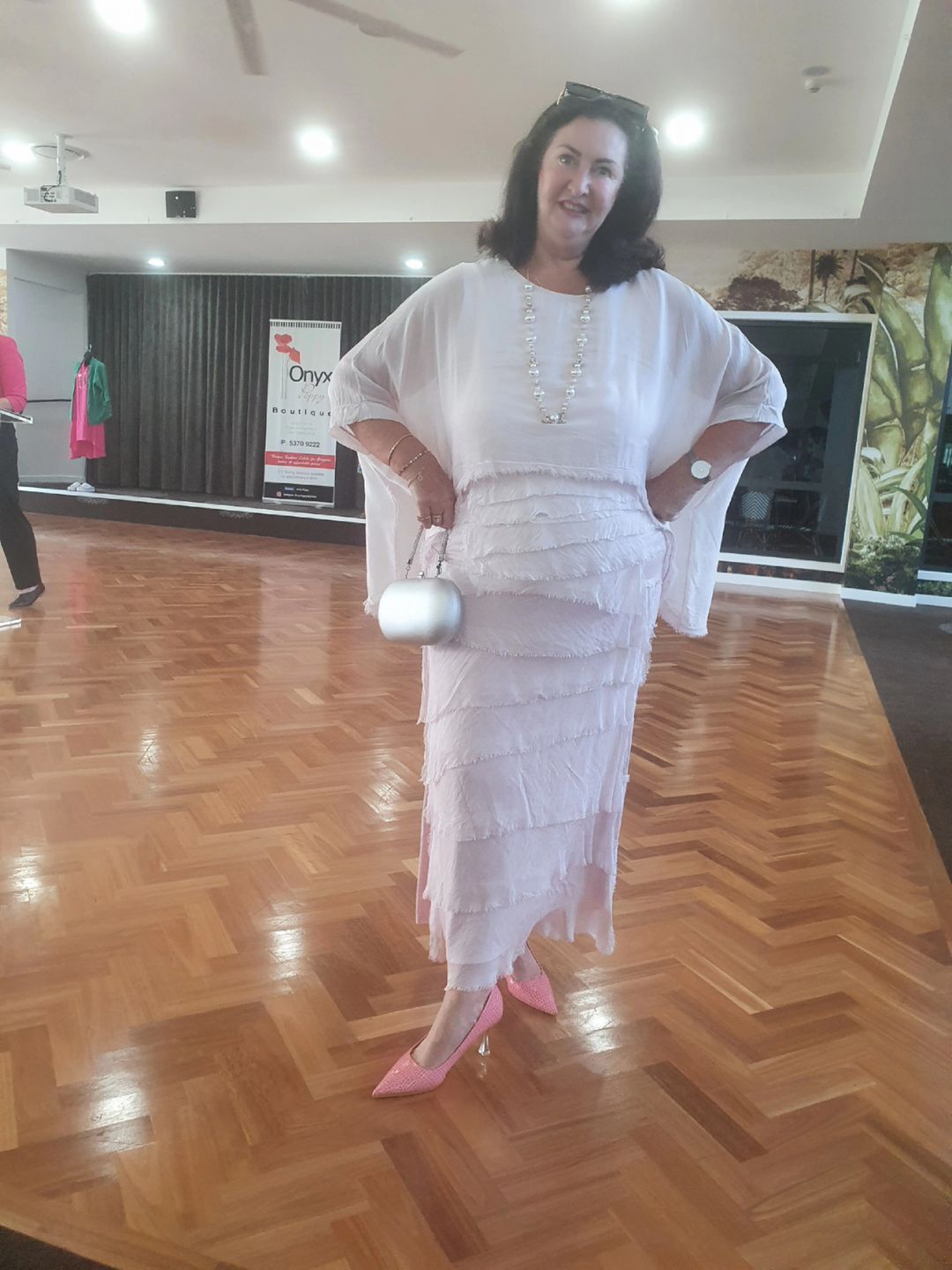 Customer photo review of Fifi Skirt in White