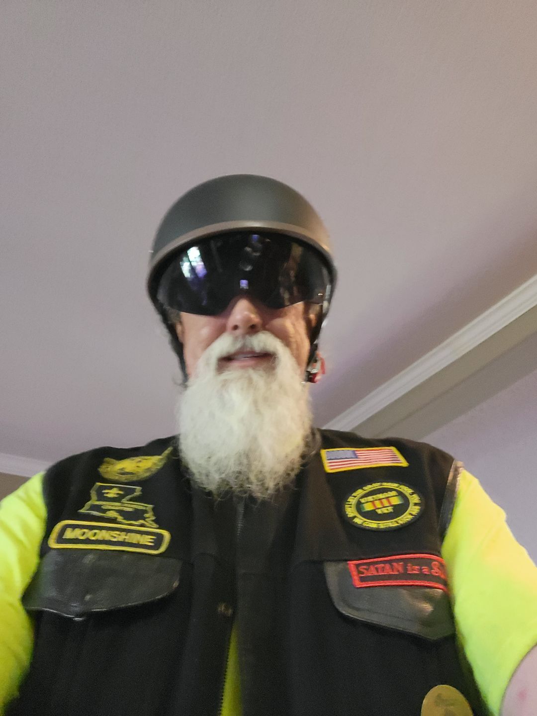 Customer photo review of TAKIZAWA Half Helmet - Curved Style