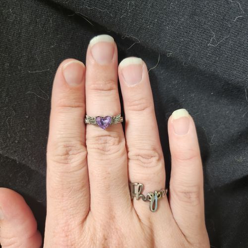 Customer photo review of Borahae Ring