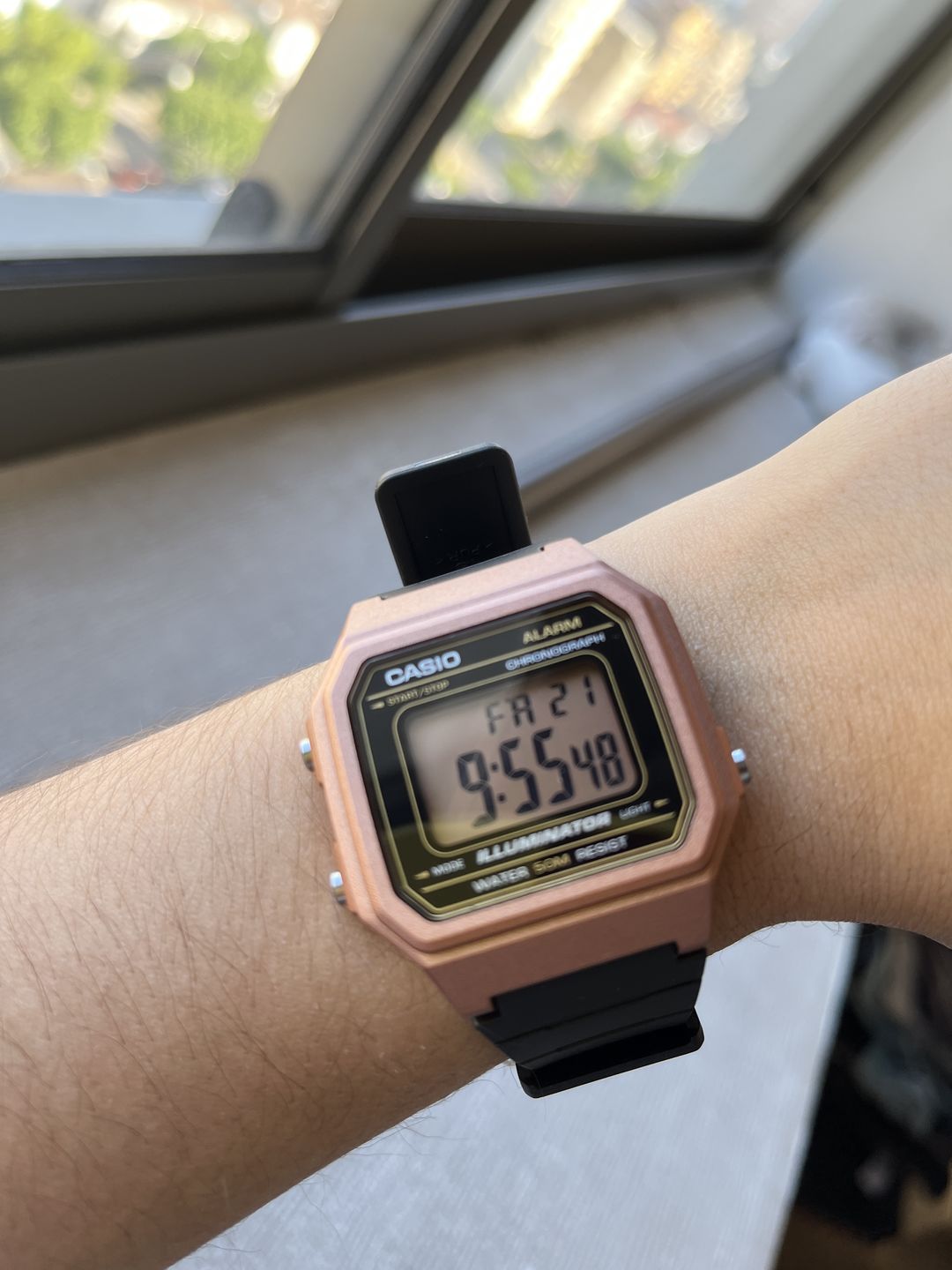 Customer photo review of Reloj Casio Vintage W-217HM-5AVDF Rosado