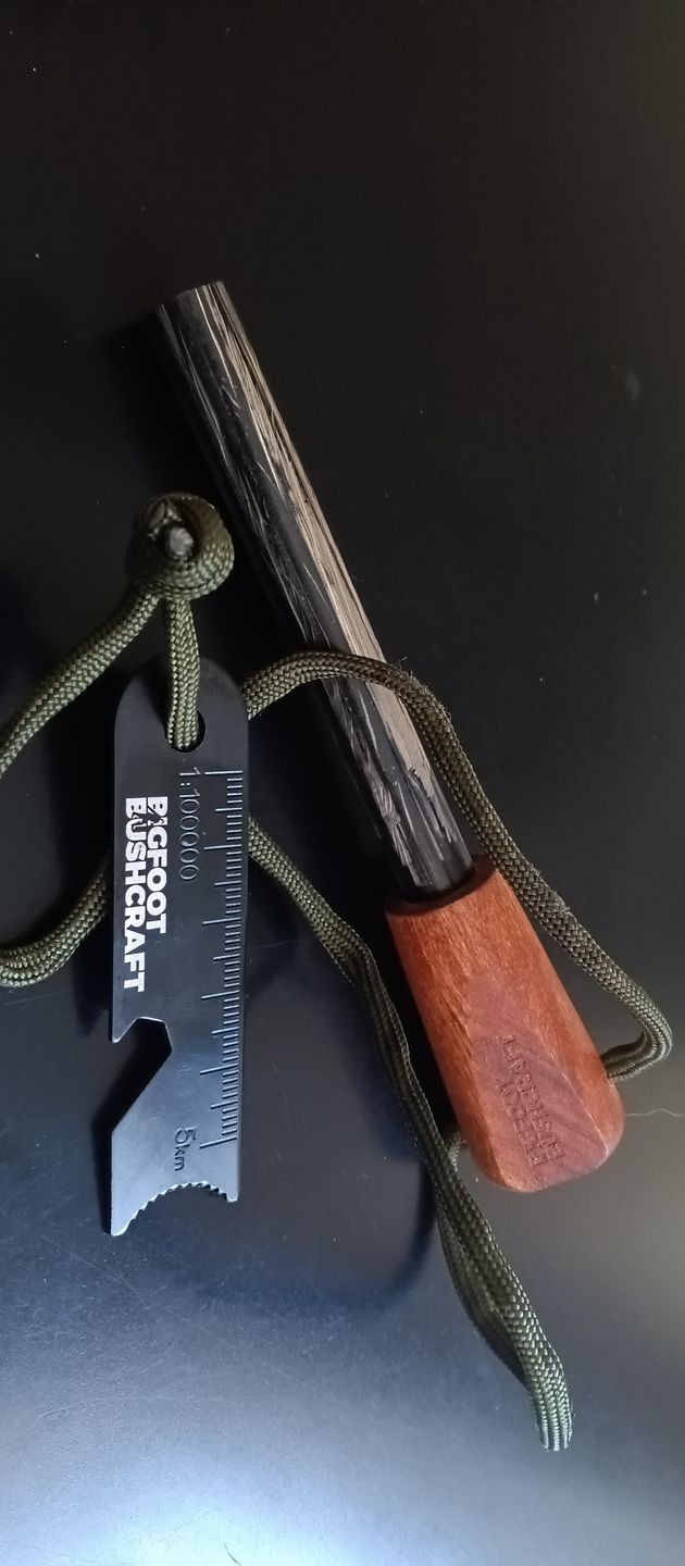 Customer photo review of Extra Thick Ferro Rod + Steel Striker [WAREHOUSE SALE]