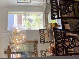 Customer photo review of Modern Clear Glass Bubble Cluster Chandelier