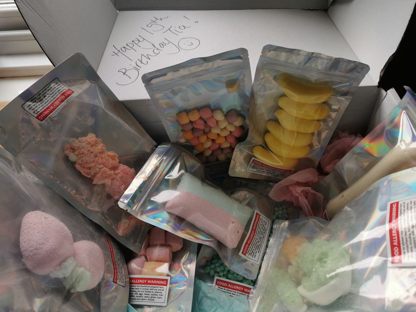 Customer photo review of Freeze Dried Candy Mystery Box