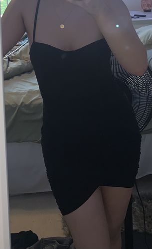 Customer photo review of Jess Corset Dress (BLACK)