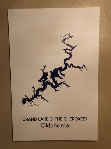 Customer photo review of Custom Lake Rectangle Canvas