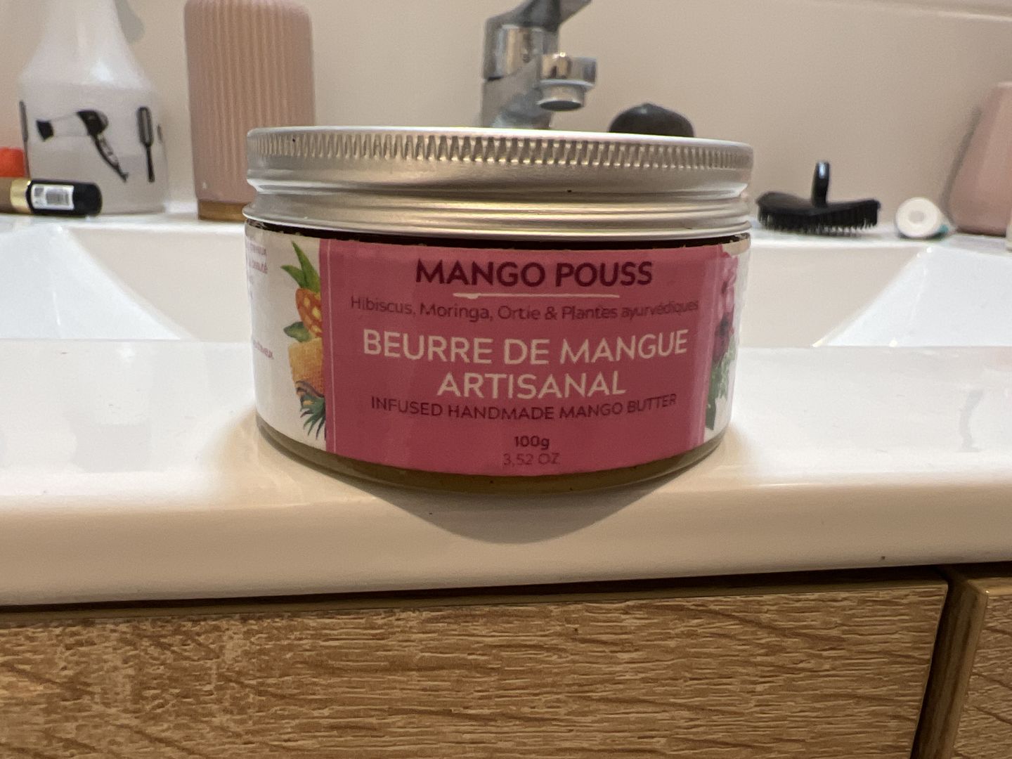 Customer photo review of Beurre de mangue artisanal POUSS