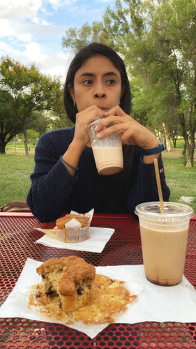 Customer photo review of MUFFINS DE COFFEE CAKE