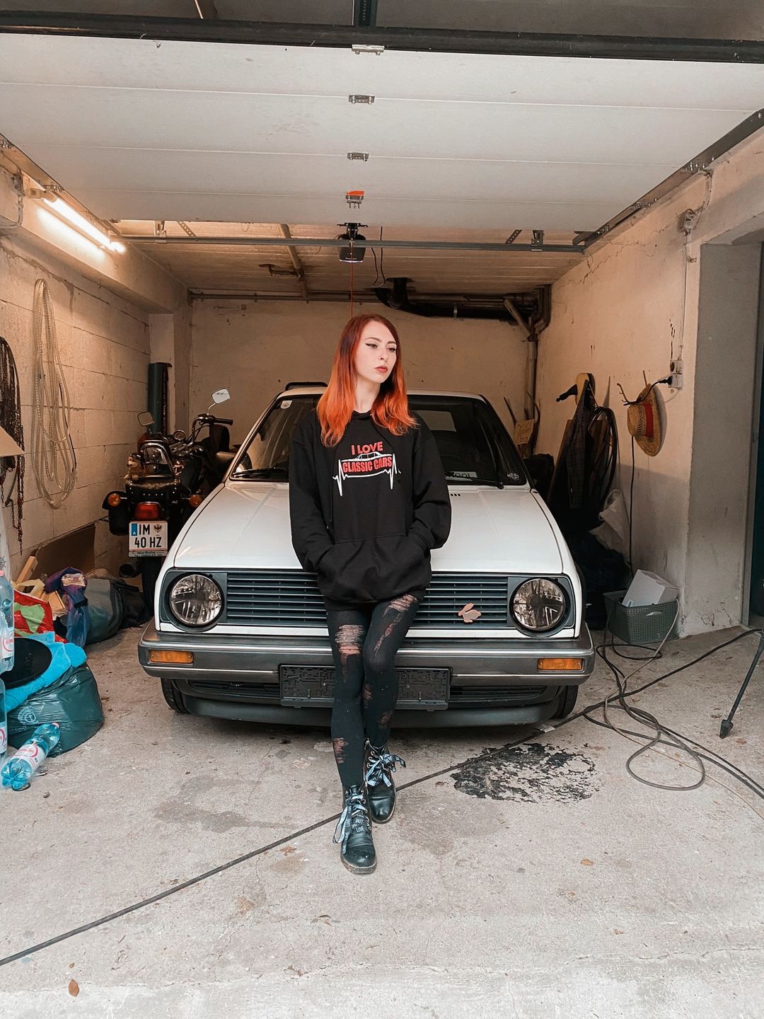 Customer photo review of HOODIE I love Classic Cars