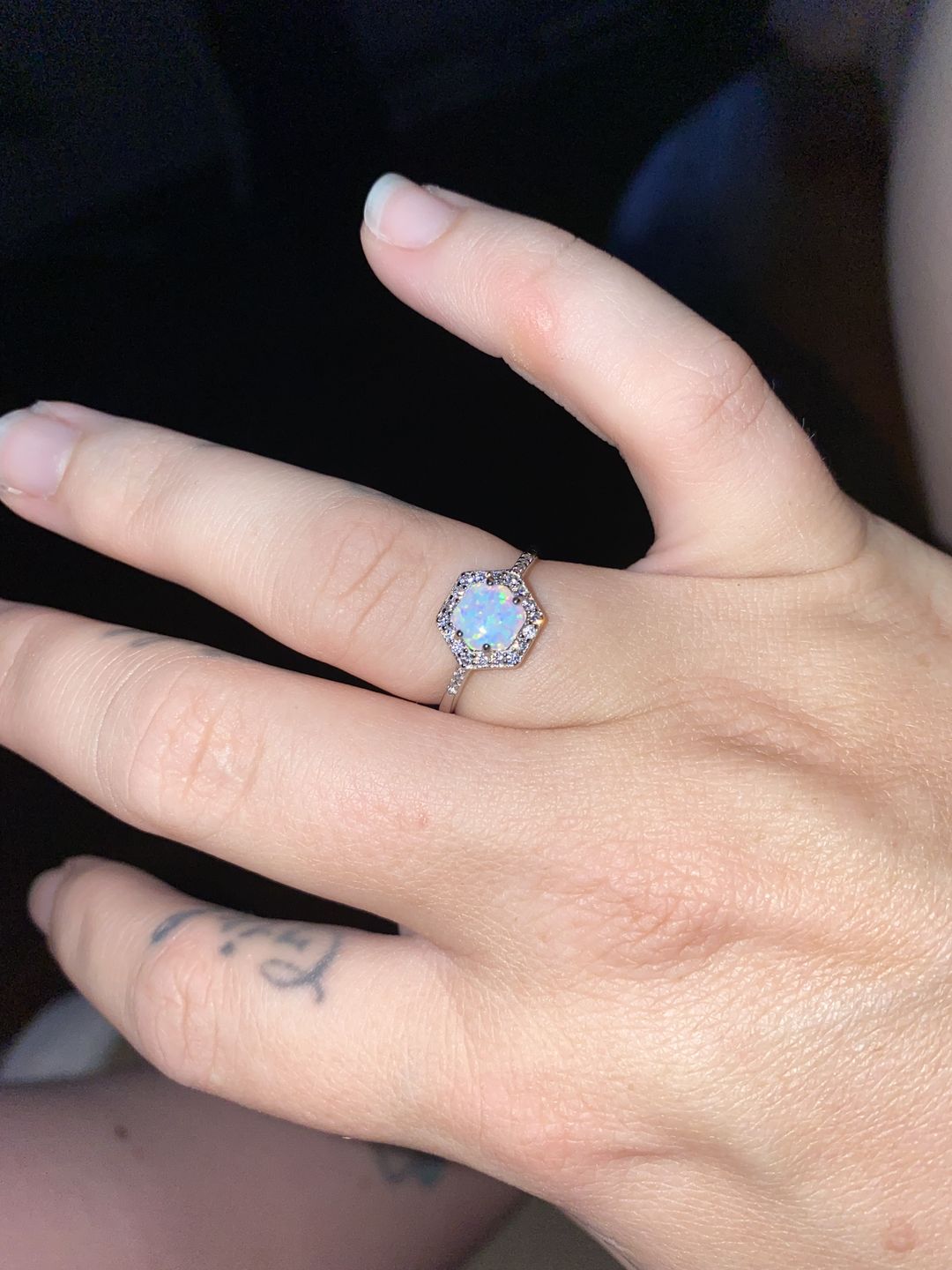Customer photo review of Stardust Opal (Bath Bomb)