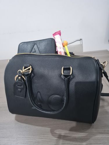 Customer photo review of Borsa Bauletto Eloise XL con catena fiocco (Personalizzabile)
