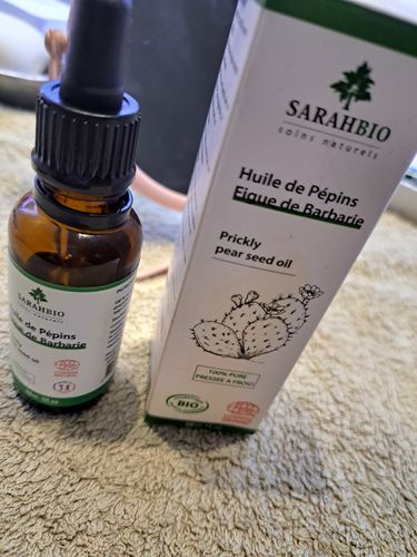 Customer photo review of Sarahbio - huile de pépins de figue de barbarie - 30 mL