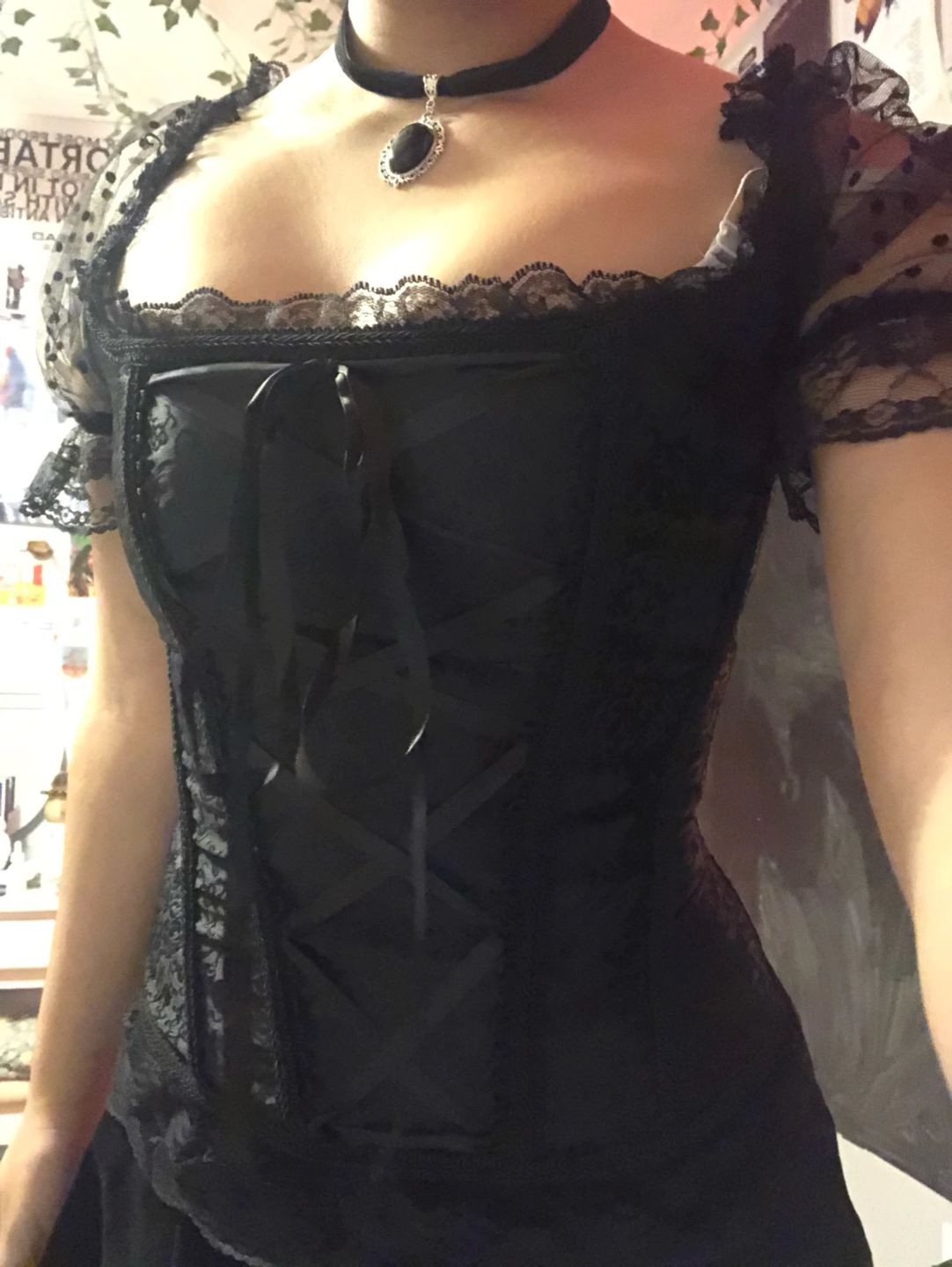 Customer photo review of Period Steampunk dress