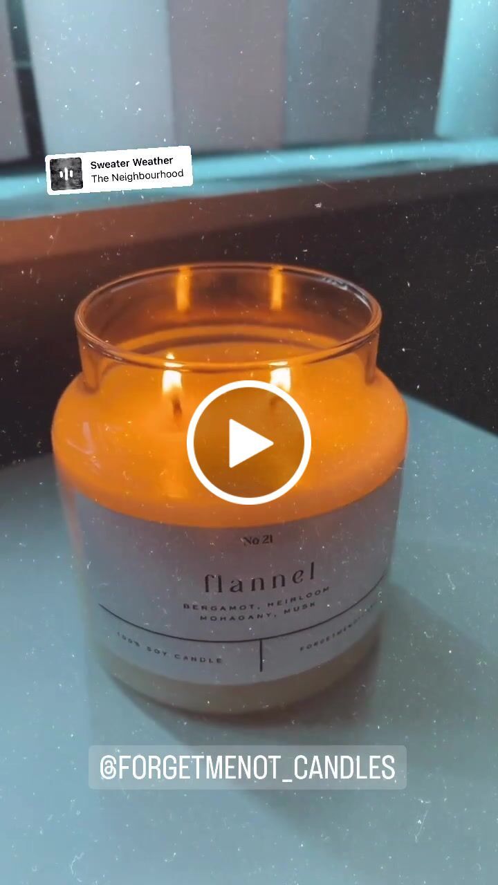 Customer video review of Flannel 22 oz Glass Candle