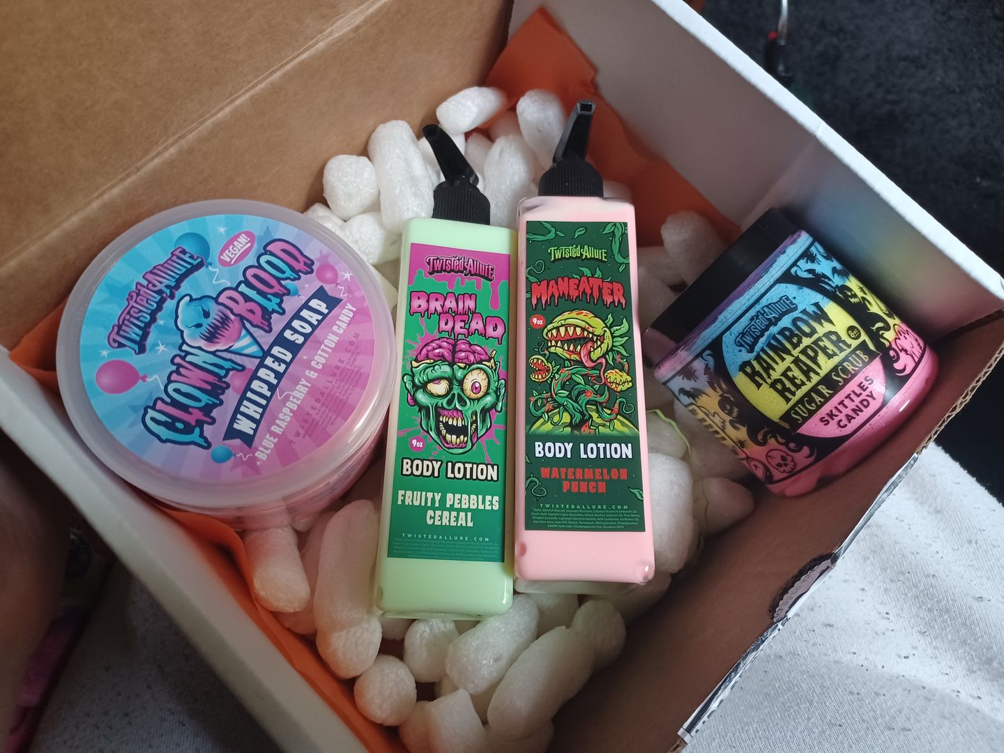 Customer photo review of Rainbow Reaper Sugar Scrub