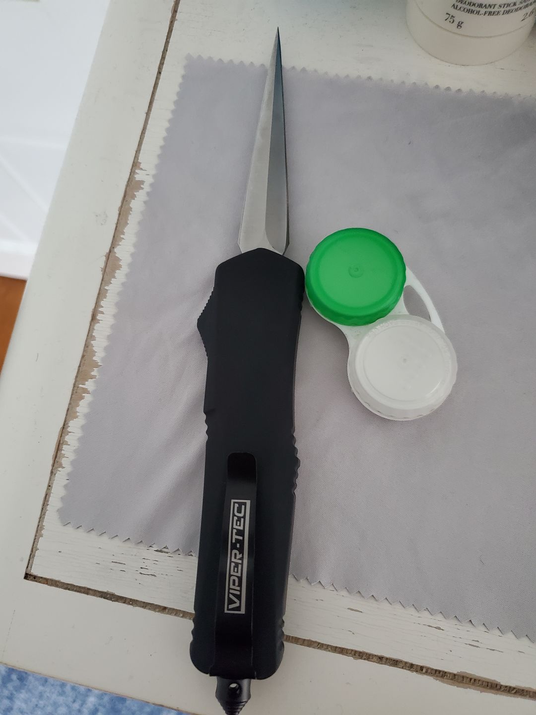 Customer photo review of *PRE ORDER* Black Ghost D/A OTF - Hornet Blade