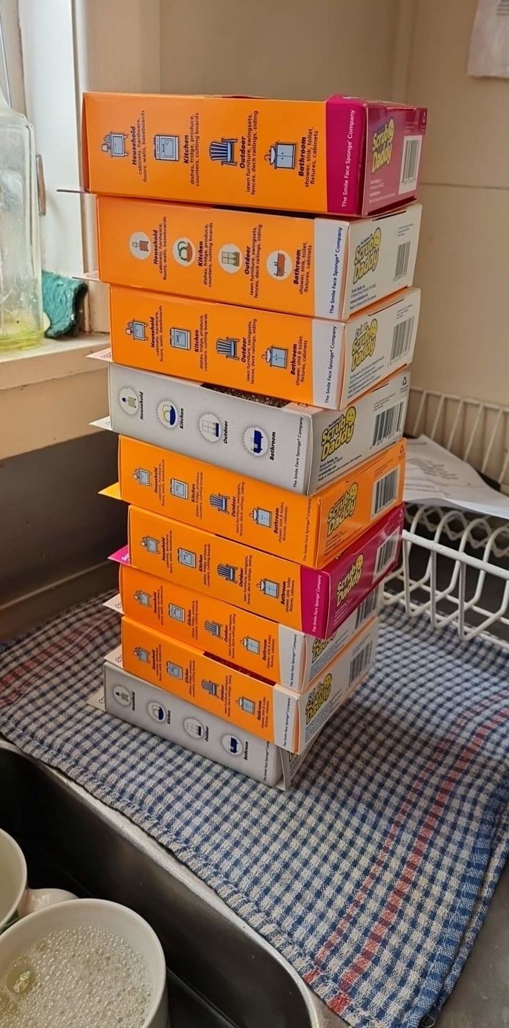 Customer photo review of Scrub Daddy Family (6 Pack)