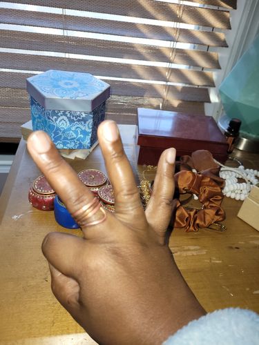 Customer photo review of Copper Ring | ¥EEN $tack