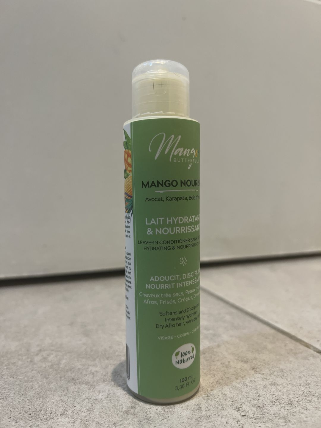 Customer photo review of Lait hydratant et nourrissant - NOURISH