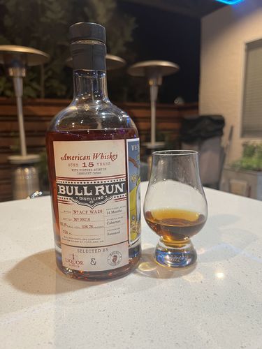 Customer photo review of Bull Run | Aged 15 Year MGP Whiskey | Liquor Lineup/Whiskey Slickers Collaboration