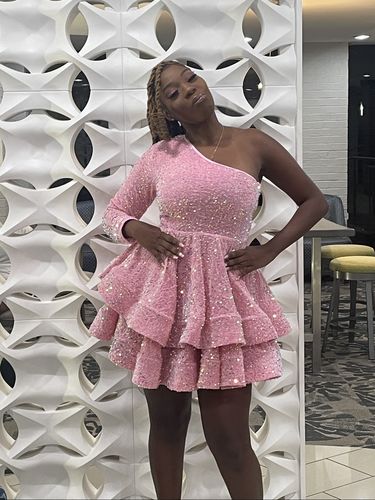 Customer photo review of “Lia” pink